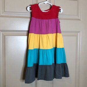 5t dress 100% cotton multi color